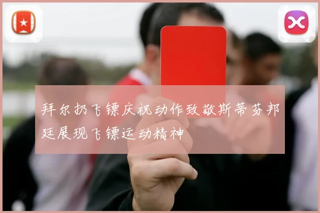 拜尔扔飞镖庆祝动作致敬斯蒂芬邦廷展现飞镖运动精神